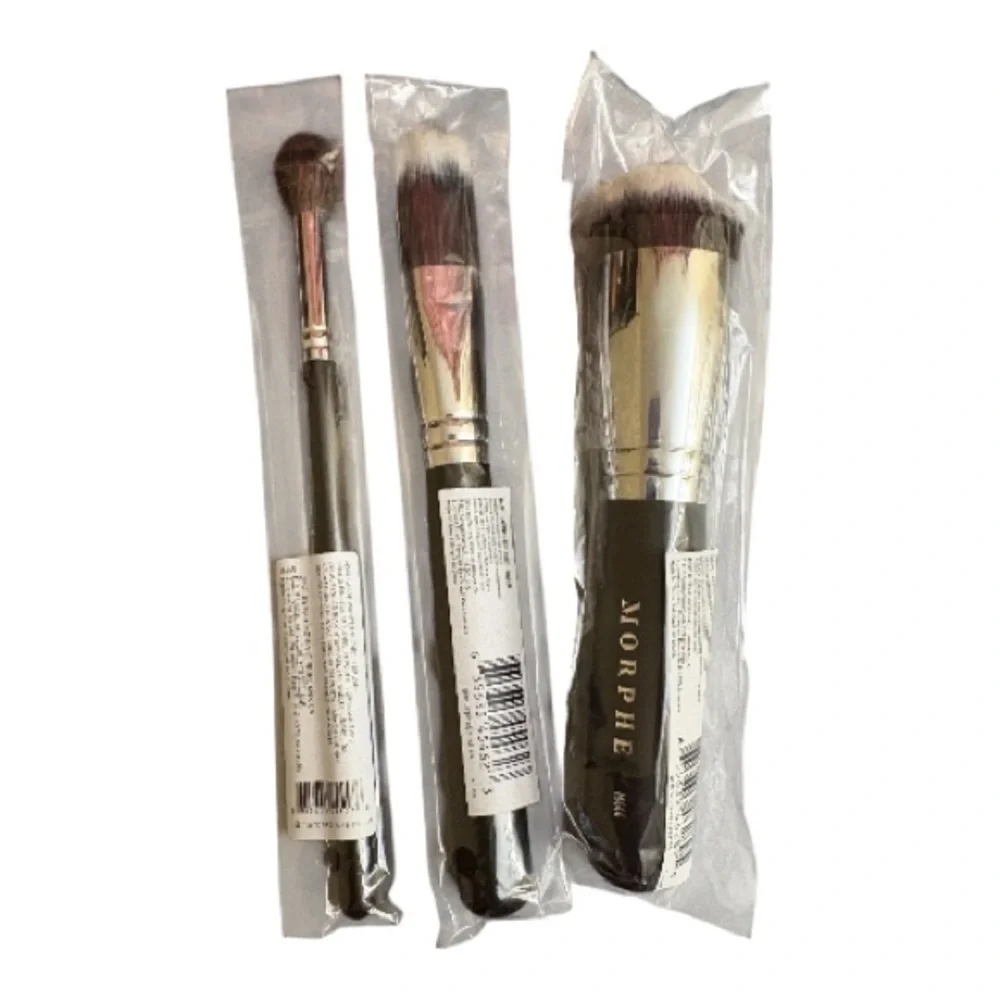 Morphe Brush Trio - Black and Silver NWT
